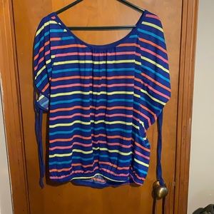 Tie sleeve tunic top